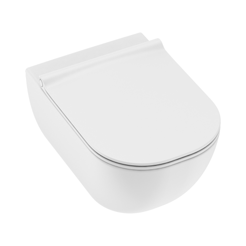 Mio - WC závěsné s uzavřeným oplachovým kruhem, hluboké splachování 4,5/3l (včetně instalační sady Easy fit)