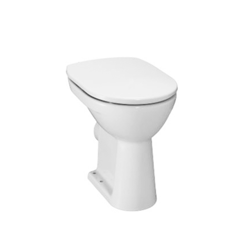 Lyra Plus - Samostatně stojící WC, ploché splachování, vodorovný odpad, otevřený splachovací kruh