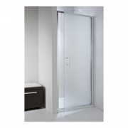 Cubito pure - Sprchové dveře pivotové jednokřídlé 800 mm, levé/pravé, stříbrný lesklý profil, 6 mm transparentní sklo nebo sklo s dekorem arctic a úpravou JIKA perla GLASS, madla chrom
