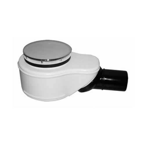 Cubito pure - Sifon HL pro sprchové vaničky průměr 90 mm, s nerezovou krytkou průměr 113 mm, průtok 54l/min, včetně montážního příslušenství
