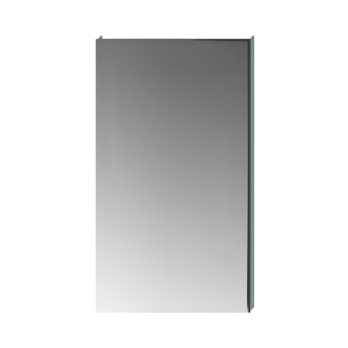 Clear - Zrcadlo včetně úchytů na zeď, neotáčecí o 90st., fazeta 5 mm, s možností doplnění o světlo a vyhřívací fólii do rozměru 274 × 274 mm