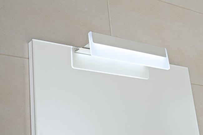 Clear - Světlo ELLA 300 LED, IP44, 1×6W, 600 lm, 300x80x80 mm, k montáži na zrcadlovou desku i zeď