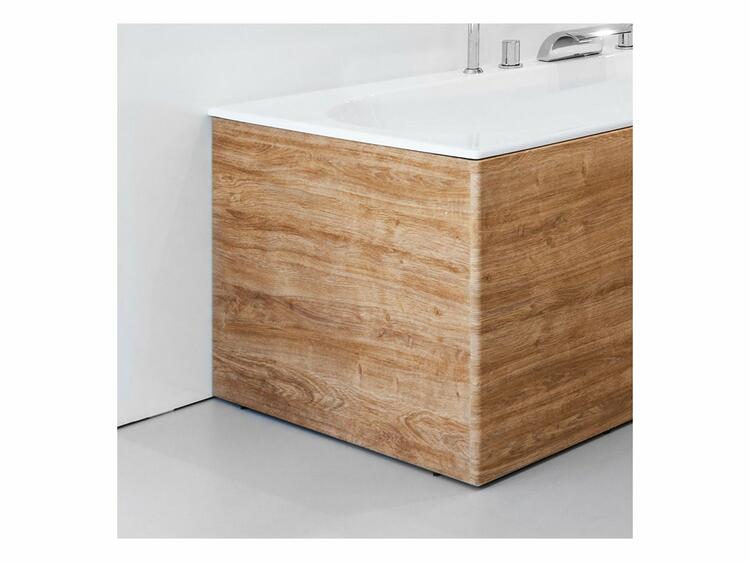 Boční panel k vaně o šířce 80 cm L v odstínu dubu - Ravak City/City Slim