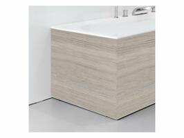Boční panel k vaně o šířce 80 cm L v odstínu satinového dřeva - Ravak City/City Slim | Více - 