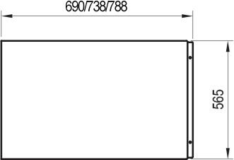 Boční panel k vaně o šířce 70 cm - Ravak Classic/Vanda II