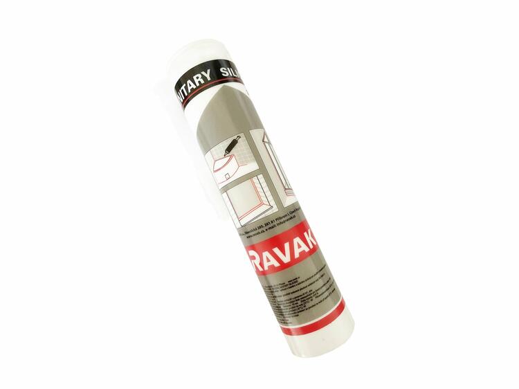 Ravak Silikon Profesional 310 ml, bílá