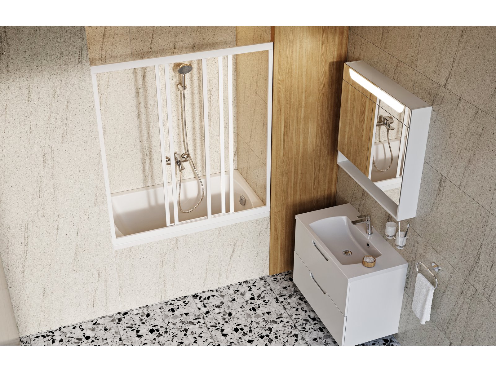 Obdélníková akrylátová vana 120x70 Ravak Classic II M.B.Keramika