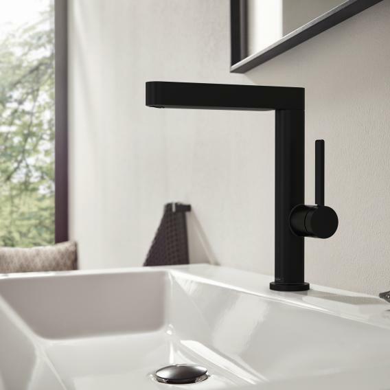 Páková umyvadlová baterie – Hansgrohe Finoris black mat 76060670