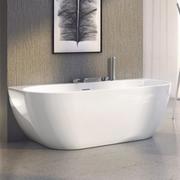 Vana FREEDOM W 1660x800 snowwhite volně stojící, krytka přepadu a odtoku černá | Více -