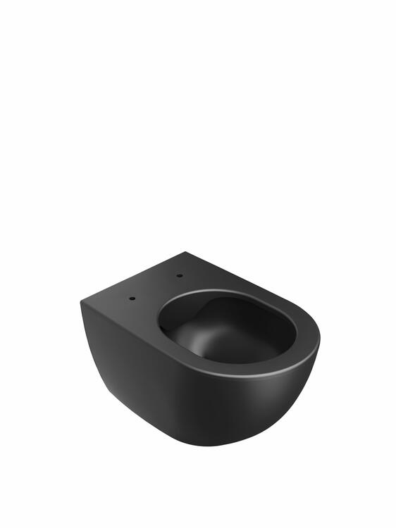 WC Uni Chrome RimOff, závěsný, černá
