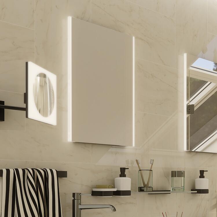 Zrcadlo s LED osvětlením 100×70 cm – Nimco ZP 9000 ZP 9004