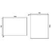 Zrcadlo s LED osvětlením 100×70 cm – Nimco ZP 9000 ZP 9004