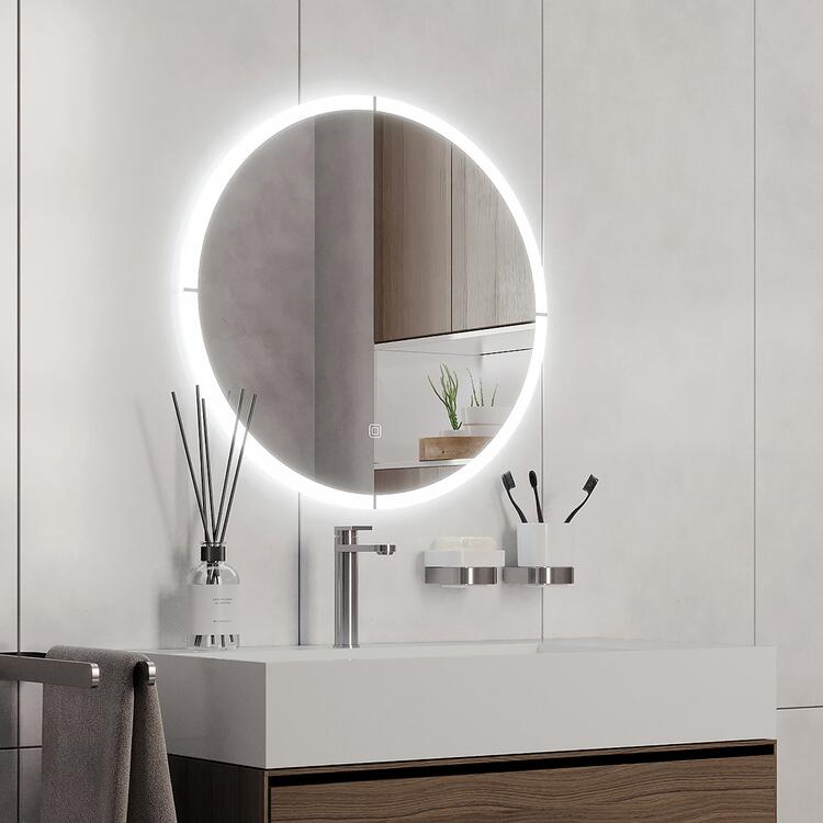 Zrcadlo s LED osvětlením s dotykovým senzorem 60 cm – Nimco ZP 24000 ZP 24000RV
