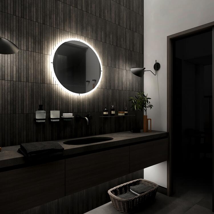 Zrcadlo s LED osvětlením 60 cm – Nimco ZP 24000R