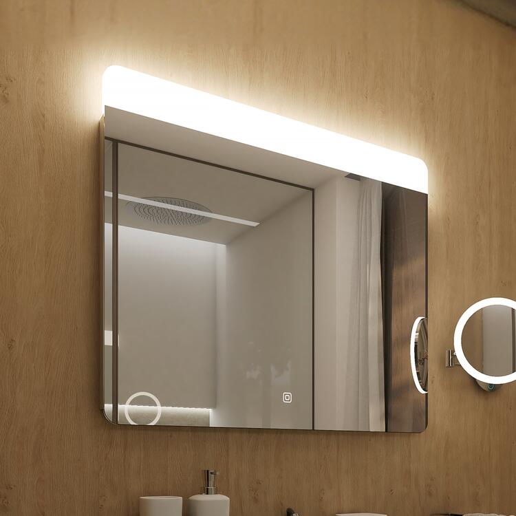 Zrcadlo s LED osvětlením s dotykovým senzorem 80×70 cm – Nimco ZP 23000 ZP 23003V