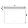 Zrcadlo s LED osvětlením 90×70 cm s dotykovým senzorem – Nimco ZP 23019V