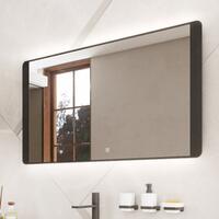 Zrcadlo s LED osvětlením s dotykovým senzorem 120×65 cm černé – Nimco ZP 42000 ZPC 42006V-90 | Více -