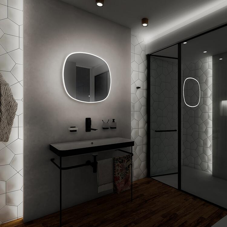 Zrcadlo s LED osvětlením 70 cm – Nimco ZP 27001R