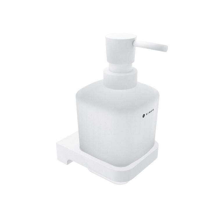 Dávkovač tekutého mýdla, pumpička mosaz/bílá – Nimco Maya MAB 29031C-T-05