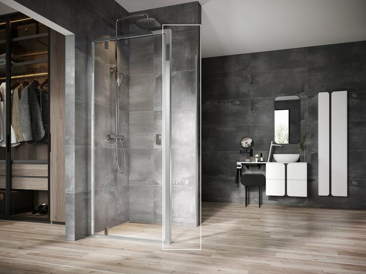 Sprchová stěna 90 cm lesk/transparent – Ravak NPSS 90O70C00Z1