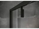 Sprchové dveře 120 cm černá + transparent - Ravak NDOP2