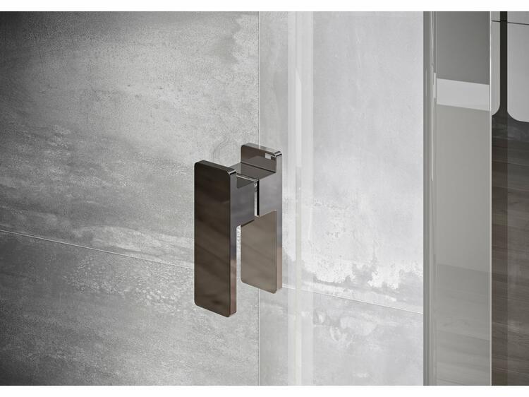 Sprchový kout čtvrtkruhový 100 cm bílá/bílá + transparent - Ravak NSKK3