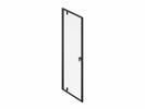 Sprchové dveře 90 cm černá + transparent - Ravak NDOP1