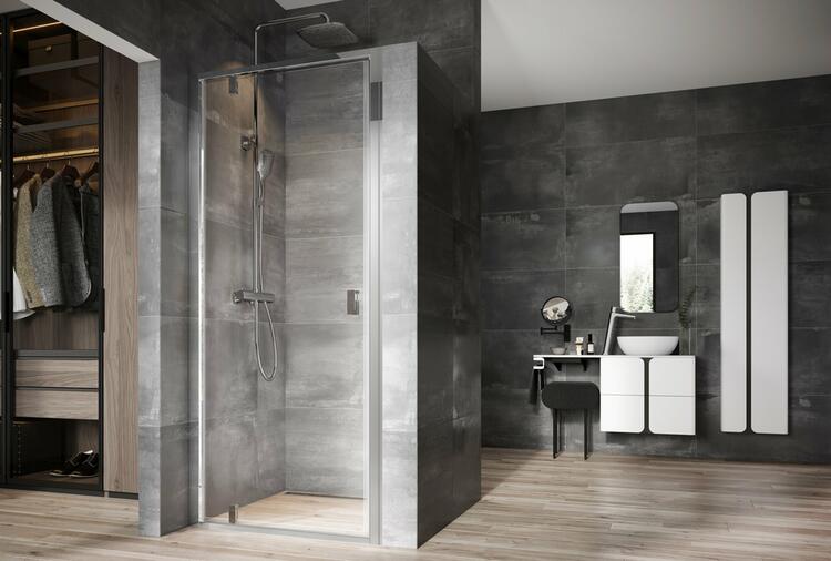 Sprchové dveře 90 cm lesk/transparent – Ravak NDOP1 03O70C00Z1
