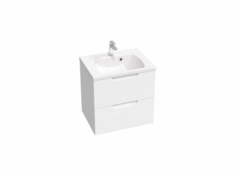 Koupelnová skříňka bez umyvadla bílá/bílá - Ravak SD Classic II 600