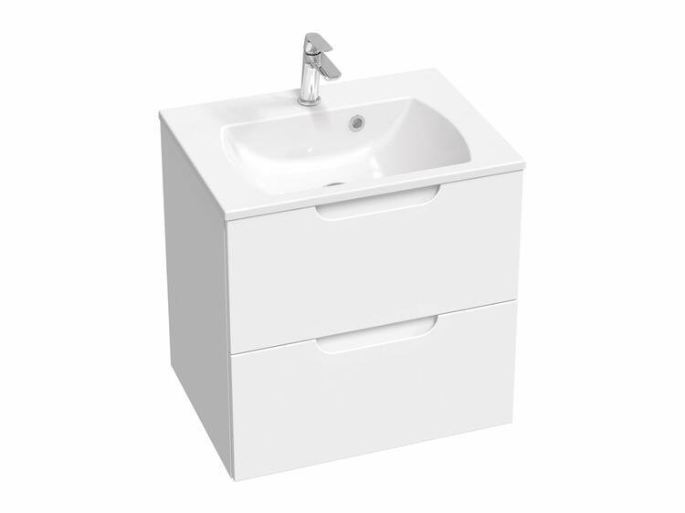 Koupelnová skříňka bez umyvadla bílá/bílá - Ravak SD Classic II 600