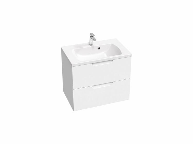 Koupelnová skříňka bez umyvadla bílá/bílá - Ravak SD Classic II 700