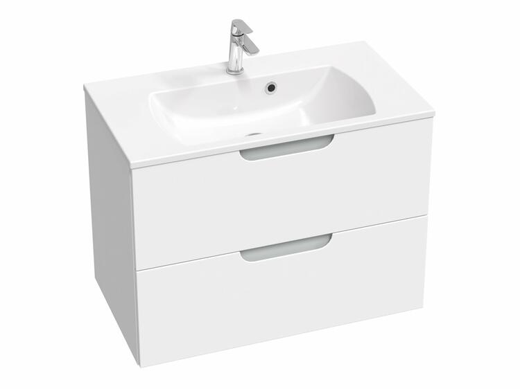 Koupelnová skříňka bez umyvadla bílá/šedá - Ravak SD Classic II 800