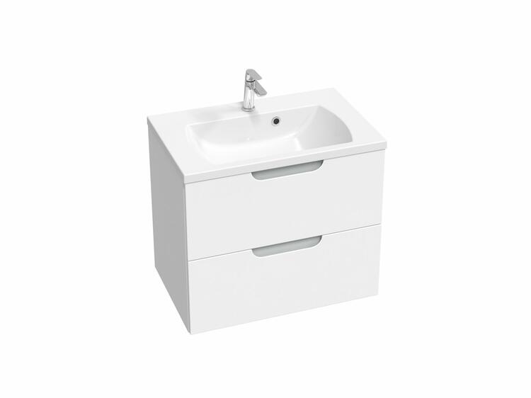 Koupelnová skříňka bez umyvadla bílá/šedá - Ravak SD Classic II 800
