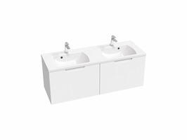 Koupelnová skříňka bez umyvadla bílá/bílá - Ravak SD Classic II 1300 | Více - 