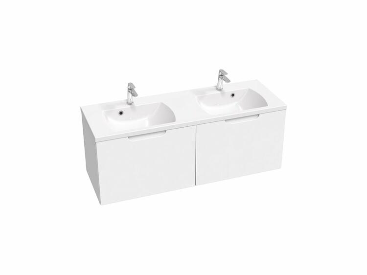 Koupelnová skříňka bez umyvadla bílá/bílá - Ravak SD Classic II 1300