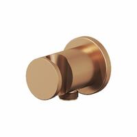 Držák sprchy s vývodem vody, mosazný, rose gold brushed - Ravak 706.60RGB | Více - 