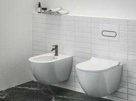 EL 056.20GB Bidetová stojánková baterie 130 mm bez výpusti, grafit kartáčovaný | Více - 