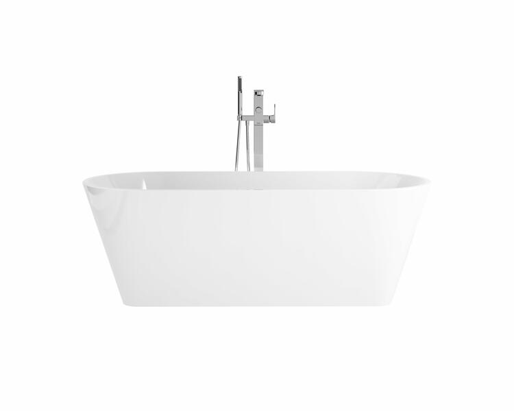 Vana Solo 178x80, volně stojící, bílá, krytka přepadu a odtoku bílá
