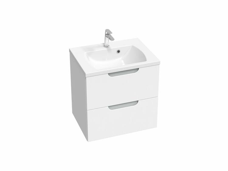 SD Classic II 70 skříňka pod umyvadlo bílá/šedá