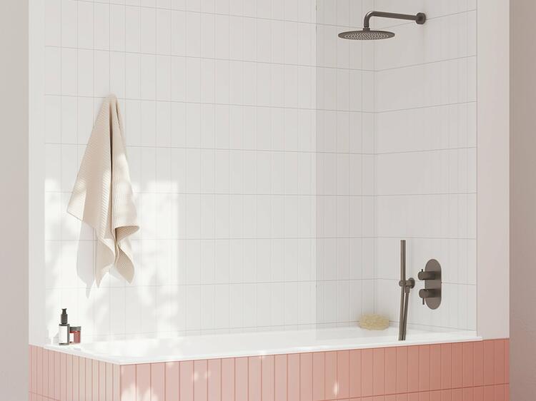 702.21GB Sprchové rameno boční, grafit kartáčovaný