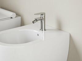 EL 056.00CR Bidetová stojánková baterie 130 mm bez výpusti, chrom | Více - 