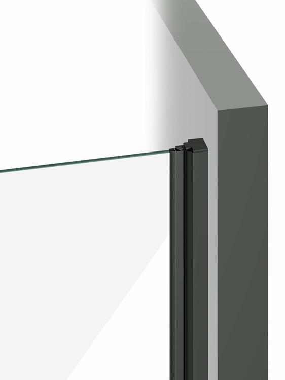 Sprchové dveře 100 cm černá/transparent – Ravak COSD2 X0VVAC300Z1