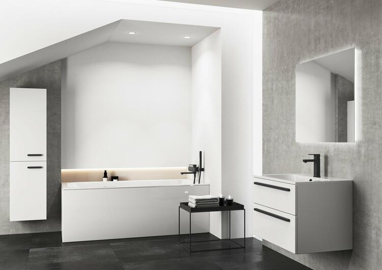Panel boční MDF 75 L, bílá