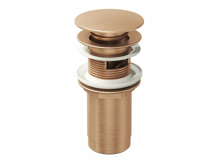 Umyvadlová pileta ClickClack, Rose Gold Brushed