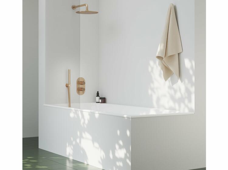 ES 068.60RGB.O3.RB07F Podomítková baterie 3-cestná bez tělesa, růžové zlato kartáčované