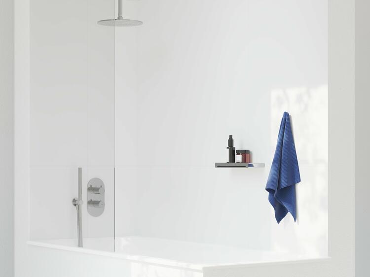 ES 067.00CR.O3.RB07C Termostatická podomítková baterie 3-cestná bez tělesa, chrom