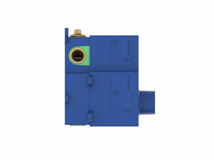 ES 067.20GB.O3.RB07C Termostatická podomítková baterie 3-cestná bez tělesa, Graphite Brushed