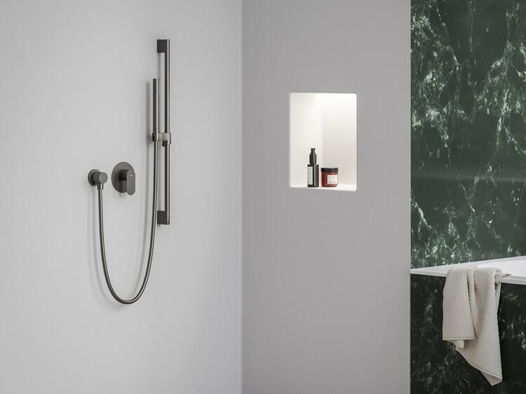 EL 062.20GB.O1 Podomítková baterie 1-cestná s tělesem, grafit kartáčovaný