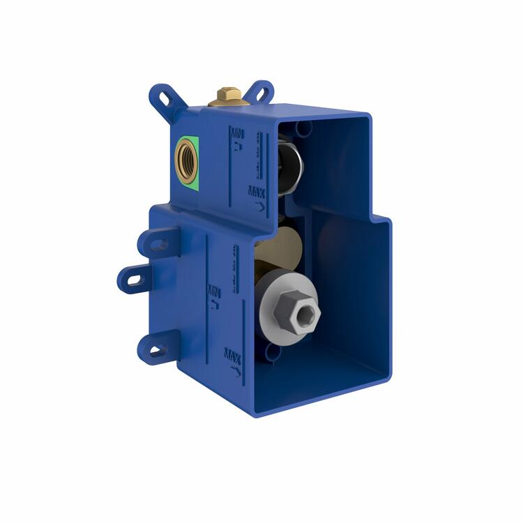 EL 068.00CR.O3.RB07F Podomítková baterie 3-cestná bez tělesa, chrom