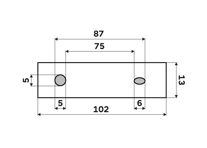 Dvojitý držák na kartáčky černý / keramika – Nimco Maya MAC 29058DK-90